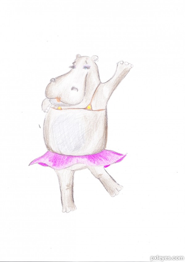 Creation of Hippo dance: Step 2